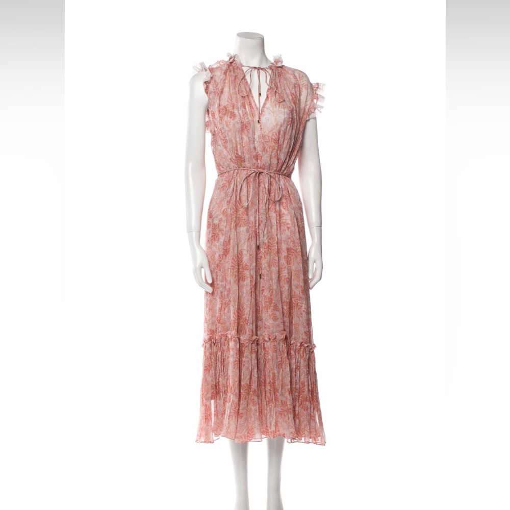 Zimmermann Floral Pink Maxi Dress